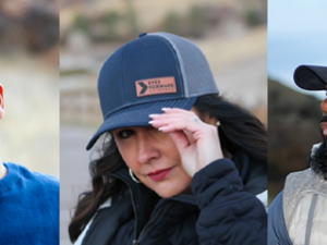 Navy Charcoal Snapback Hat